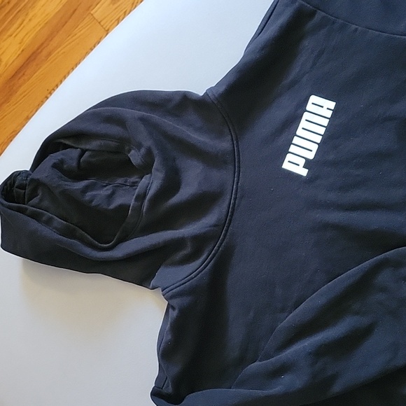 Black Puma hoodie - Picture 1 of 2